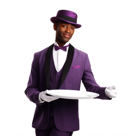realistic_high_quality_picture_waiter_serving_foodpurple_62ad6e46-6173-4b31-98a3-71dc6728c289-(1)